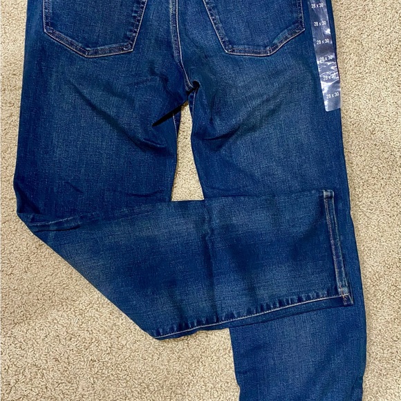 Express Men’s Dark Wash Slim Straight Hyper Stretch NWT - Picture 3 of 4